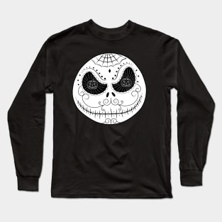 Cartoon Mexican Skull Sugar Long Sleeve T-Shirt